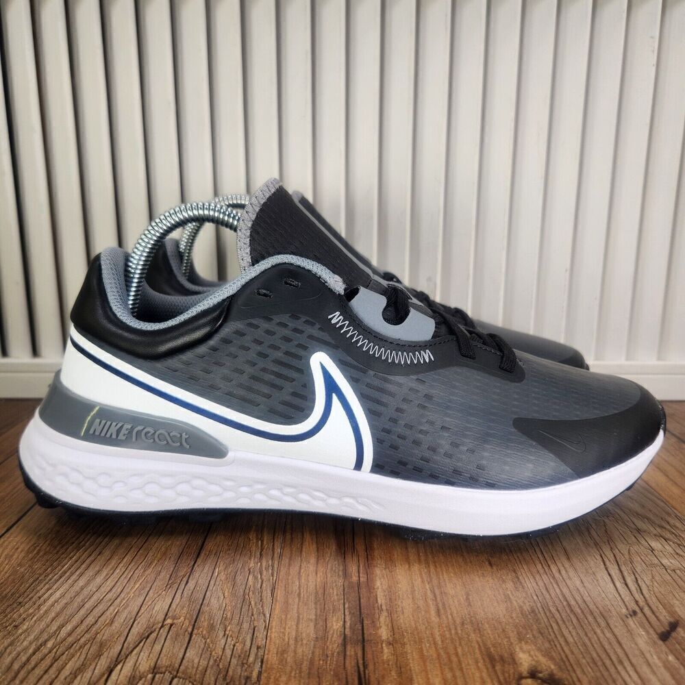 Nike Infinity Pro 2 DM8449-001 Mens 8 Wide Black Anthracite Spikeless Golf Shoes